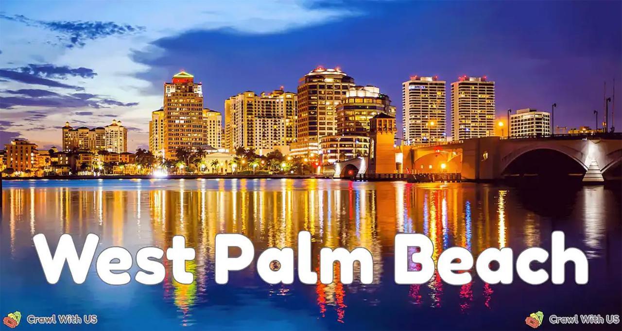 Lux Property Great For 1 To 8 Guests-Family Trip ,5Beds 2Rooms Staycation With Gym And Ev, Proximity To Downtown And Beaches West Palm Beach Eksteriør billede